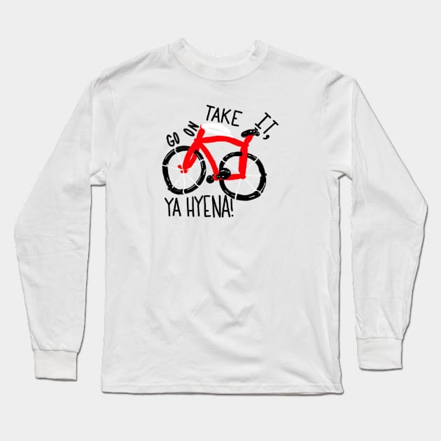 Balloon Bike Long Sleeve T-Shirt by Paint Covered